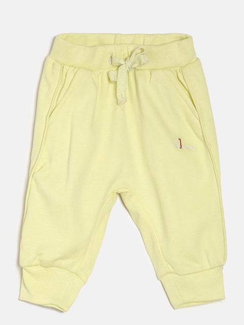 

Gini and Jony Boys Yellow Solid Joggers