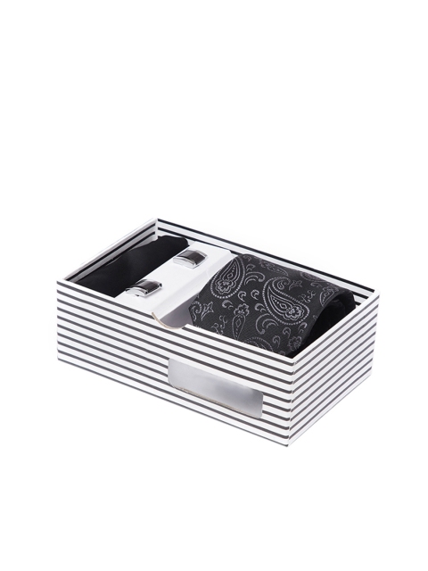 

Alvaro Castagnino Men Black Accessory Gift Set