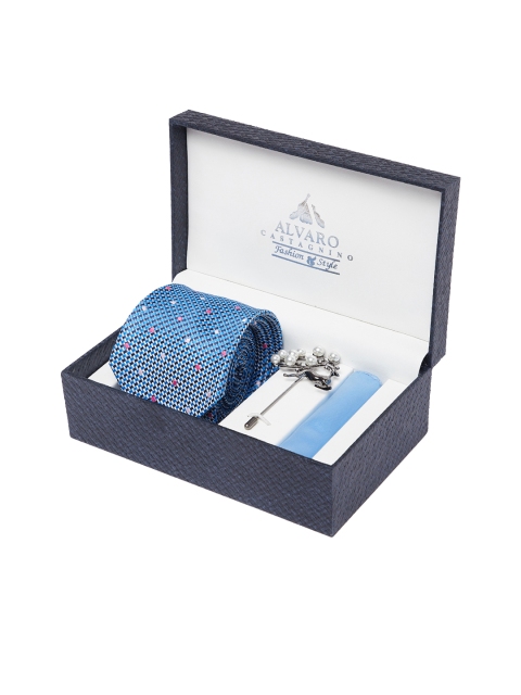 

Alvaro Castagnino Men Blue Accessory Gift Set