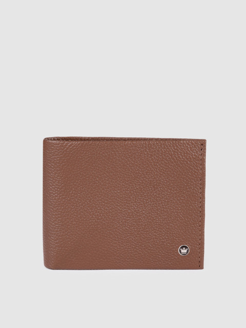 

Louis Philippe Men Brown Leather Two Fold Wallet