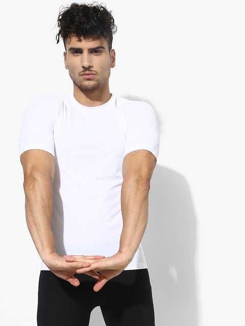 

Ask Tec Tee Ss White Round Neck T-Shirt