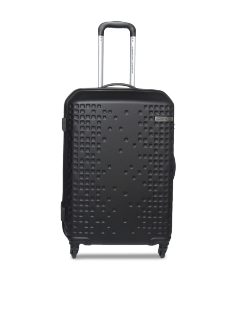 

AMERICAN TOURISTER Unisex Black CRUZE SPINNER Textured Cabin Trolley Bag