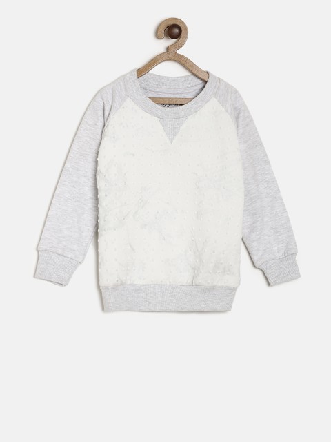 

Gini and Jony Girls Off-White Striped Sweatshirt