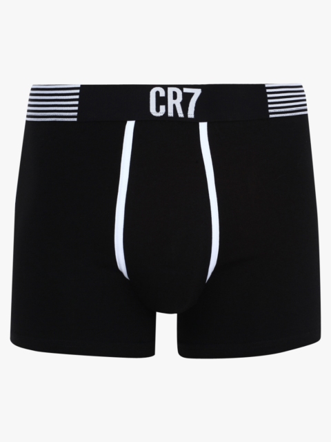 

CR Cristiano Ronaldo Pack Of 2 Multicoloured Solid Trunks 8302-49-532, Black