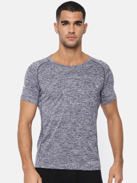 

The Indian Garage Co Men Navy Blue Solid Round Neck T-shirt