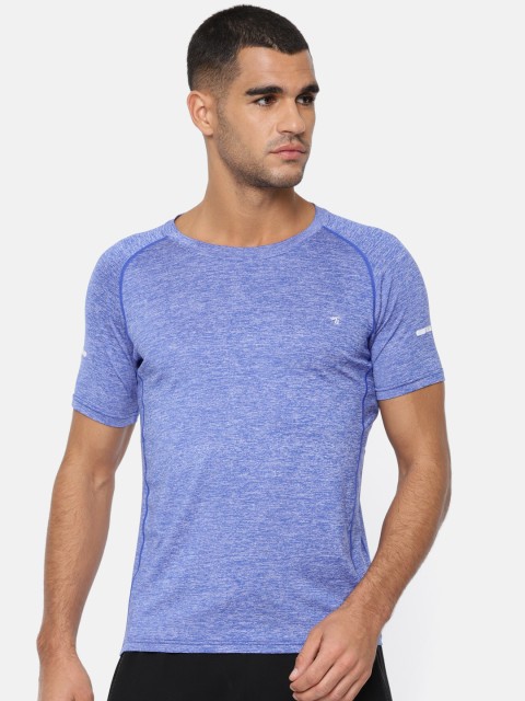 

The Indian Garage Co Men Turquoise Blue Solid Round Neck T-shirt