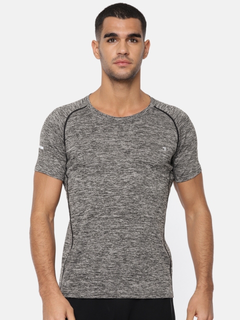 

The Indian Garage Co Men Charcoal Grey Solid Round Neck T-shirt