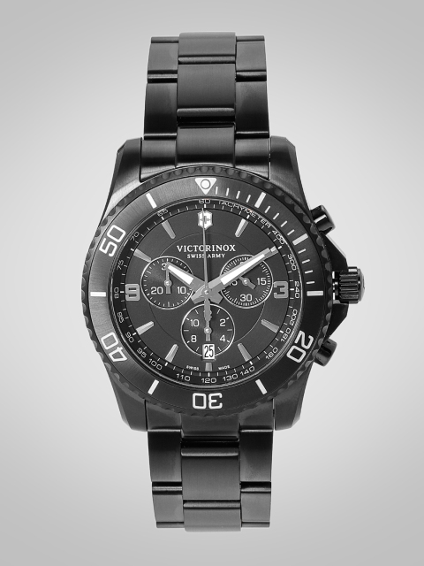 

Victorinox Men Black Swiss Made Chronograph Watch 241797