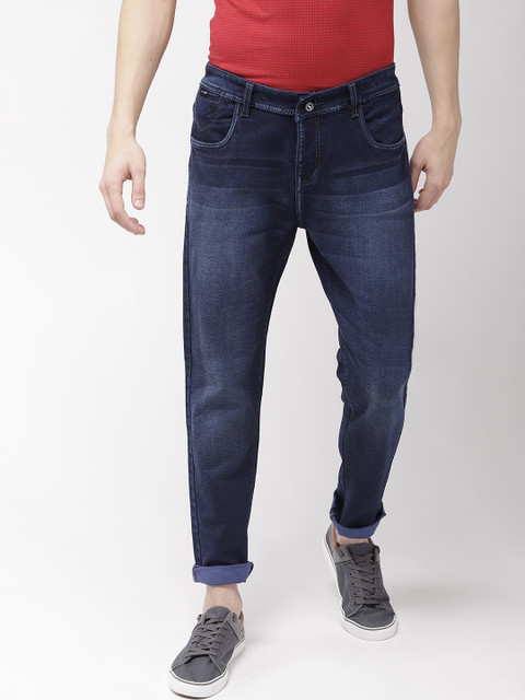

Navy Blue Washed Low Rise Slim Fit Jeans (Albert Rs A)