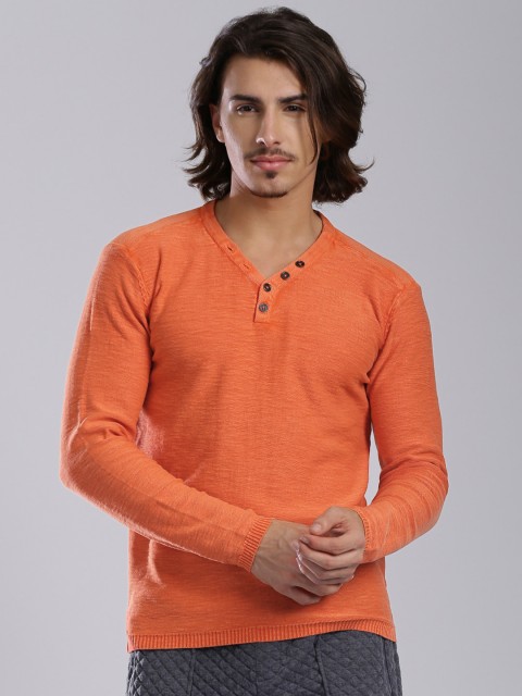 

HRX by Hrithik Roshan Orange Sweater