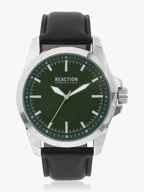 

Black/Green Analog Watch