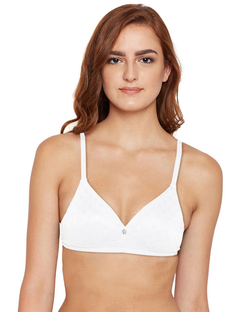 

Bodycare Women White Printed T-shirt Bra 6556W