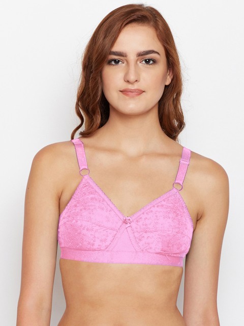 

Bodycare Women Pack of 3 Pink Solid Everyday Bra 5586PI