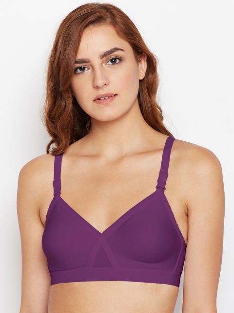 

Bodycare Women Pack of 3 Purple Solid T-shirt Bra 5589WI