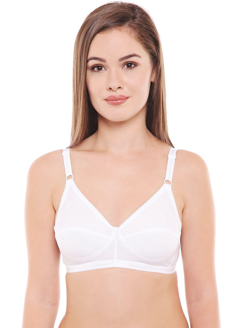 

Bodycare Women Pack of 3 White Solid Everyday Bra CD1517W