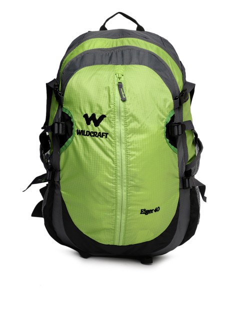 

Wildcraft Unisex Green Solid Backpack