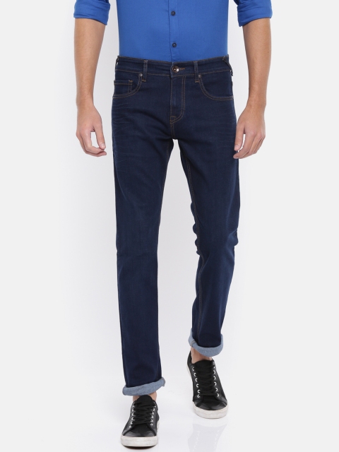 

Pepe Jeans Men Navy Slim Fit Low-Rise Clean Look Jeans, Navy blue