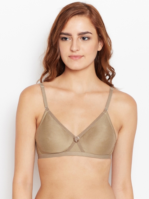 

Bodycare Women Pack of 3 Camel Brown Solid T-shirt Bra 5551CA