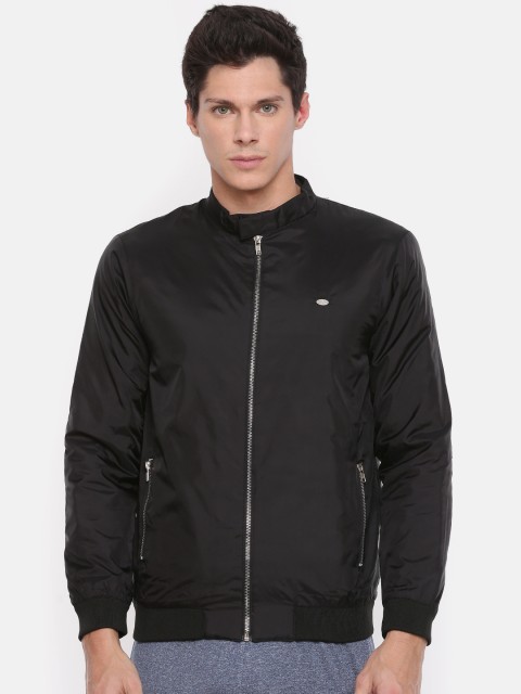 

Proline Active Men Black Solid Bomber Jacket