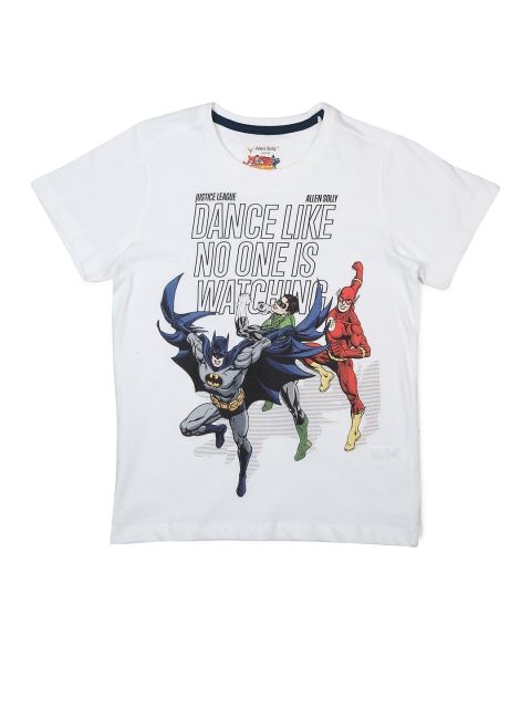 

Allen Solly Junior Boys White Printed Round Neck T-shirt