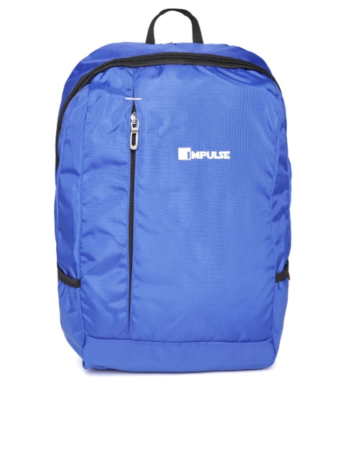 

Impulse Unisex Blue Solid Laptop Backpack