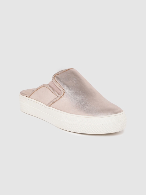 

Steve Madden Women Rose Gold Flatform Mules