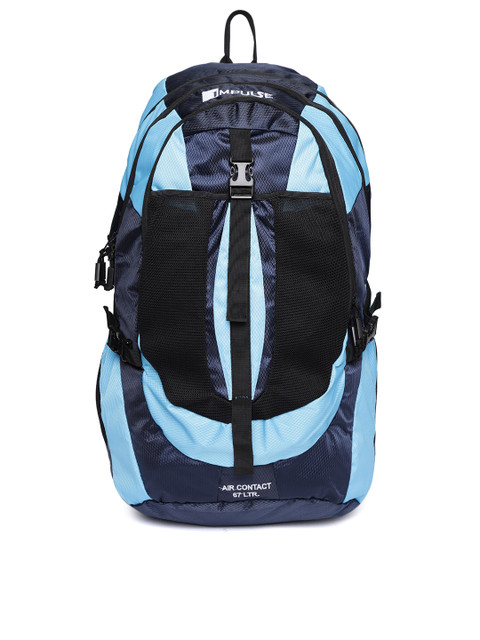 

Impulse Unisex Blue & Black Air Contact 65 Litres Laptop Rucksack