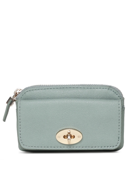 

Accessorize Green Solid Clutch