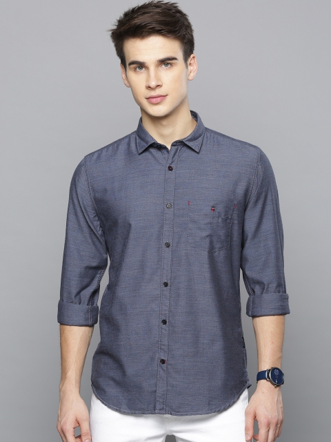 

Louis Philippe Sport Men Blue Slim Fit Solid Casual Shirt