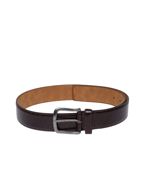 

HAMILTON Men Brown Textured Belt