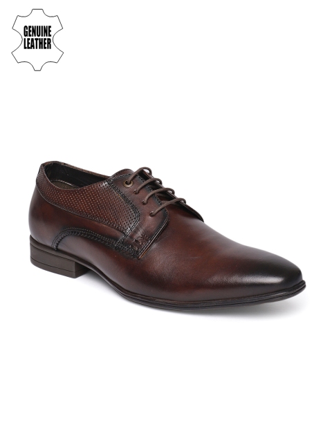 

Blackberrys Men Brown Formal Leather Derbys