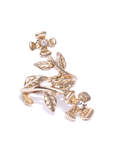 

Accessorize Women Gold-toned Floral Finger Ringer