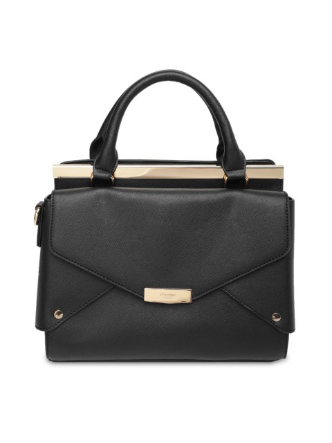 

Dune Black Solid Handheld Bag