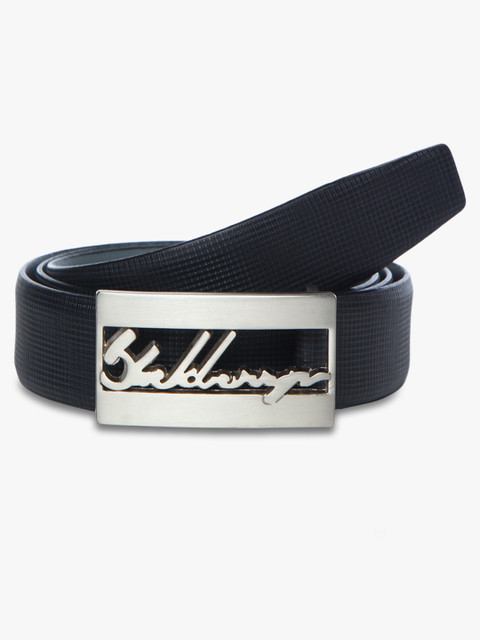 

Blackberrys Men Black Textured Belt