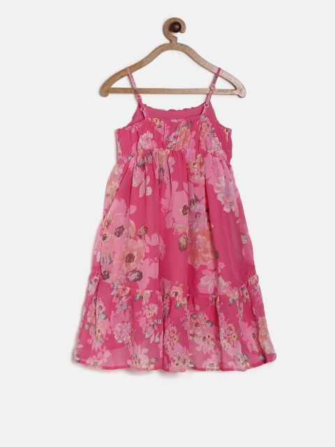 

The Childrens Place Girls Pink Printed A-Line Dress
