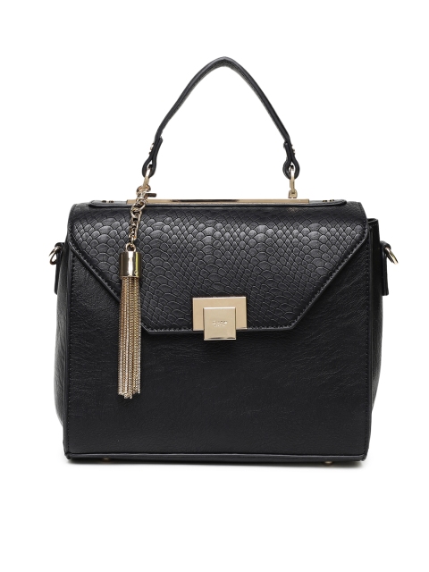 

Dune Black Women Textured Satchel