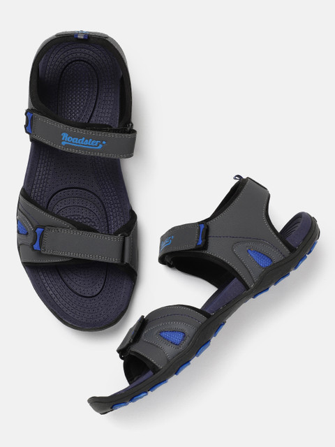 

Roadster Men Grey Sports Sandals