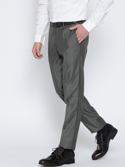 

John Players Charcoal Grey Skinny Fit Formal Trousers