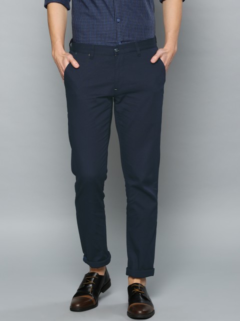 

Louis Philippe Sport Men Navy Blue Slim Fit Solid Regular Trousers