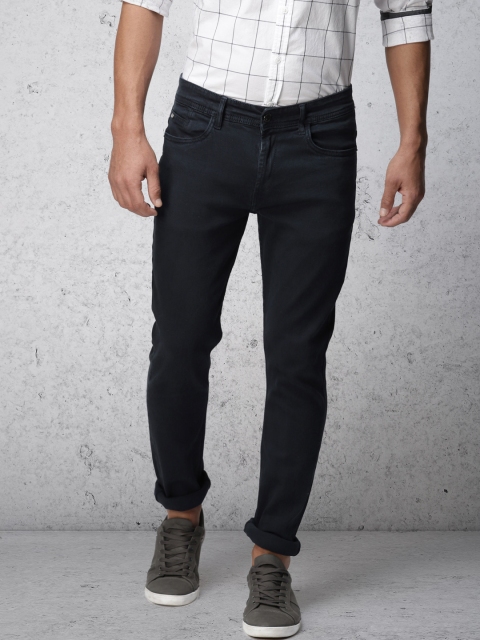 

Ecko Unltd Men Navy Super Slim Fit Mid-Rise Clean Look Stretchable Jeans, Navy blue