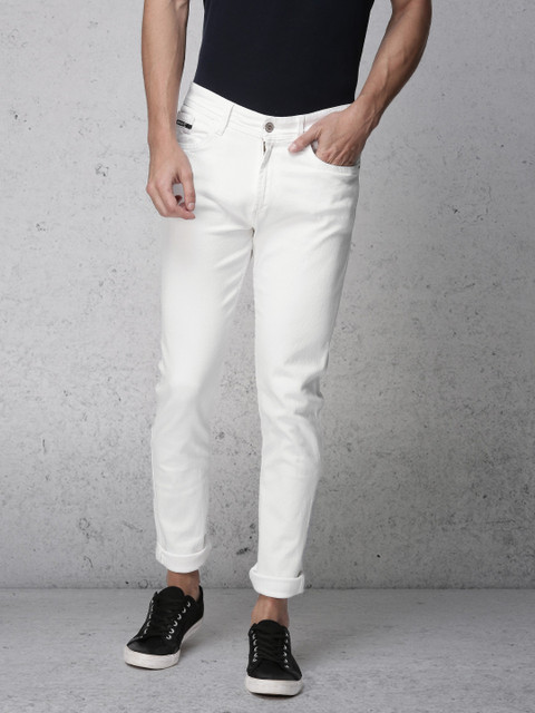 

Ecko Unltd Men White Super Slim Fit Mid-Rise Clean Look Stretchable Jeans