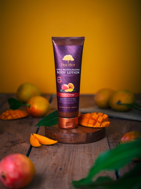 

Tree Hut Shea Moisturizing Body Lotion Tropical Mango 255 g, Burgundy