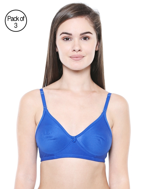 

Bodycare Women Pack of 3 T-shirt Bras 5554R.BLUE