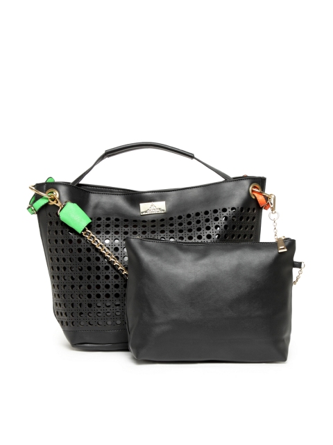

Alvaro Castagnino Black Solid Handheld Bag