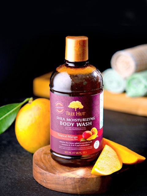 

Tree Hut Tropical Mango Shea Moisturizing Body Wash, Brown