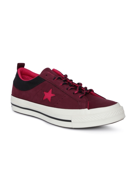 

Converse Unisex Burgundy Sneakers