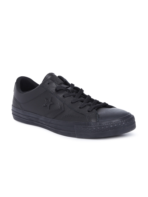 

Converse Unisex Black Solid Sneakers