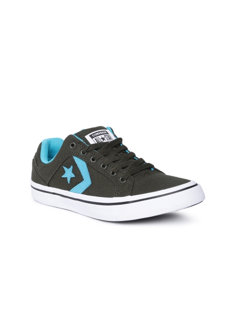 

Converse Women Green Solid Sneakers