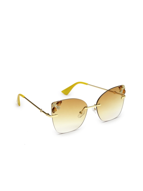 

Get Glamr Women Oversized Sunglasses SG-LT-CH-140-25, Yellow