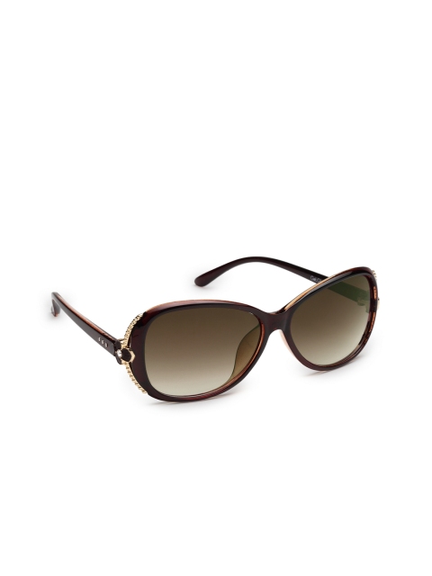 

Get Glamr Women Butterfly Sunglasses SG-LT-CH-127-25, Brown